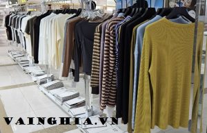 Vải cotton sọc màu